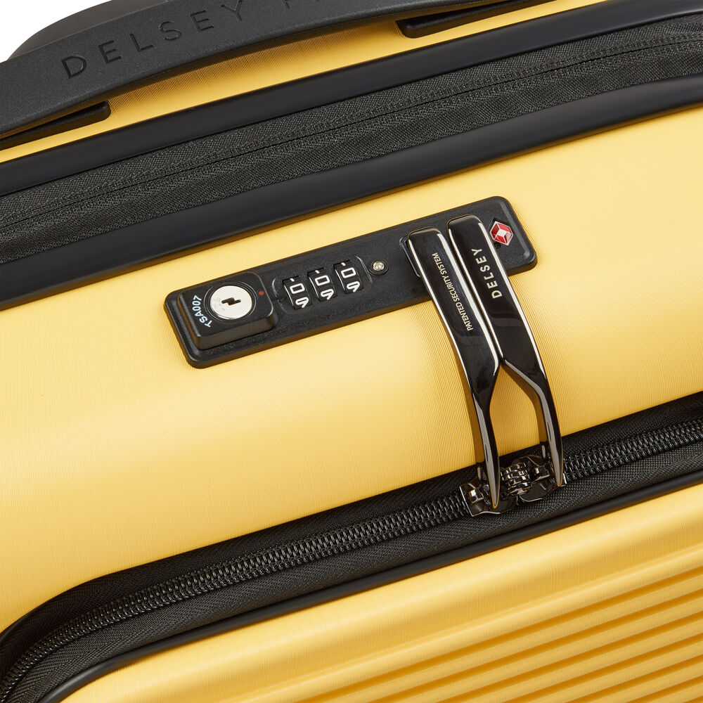 Delsey Paris Freestyle front Opening Carry-On Suitcase TSA Lock & Secure Zipper