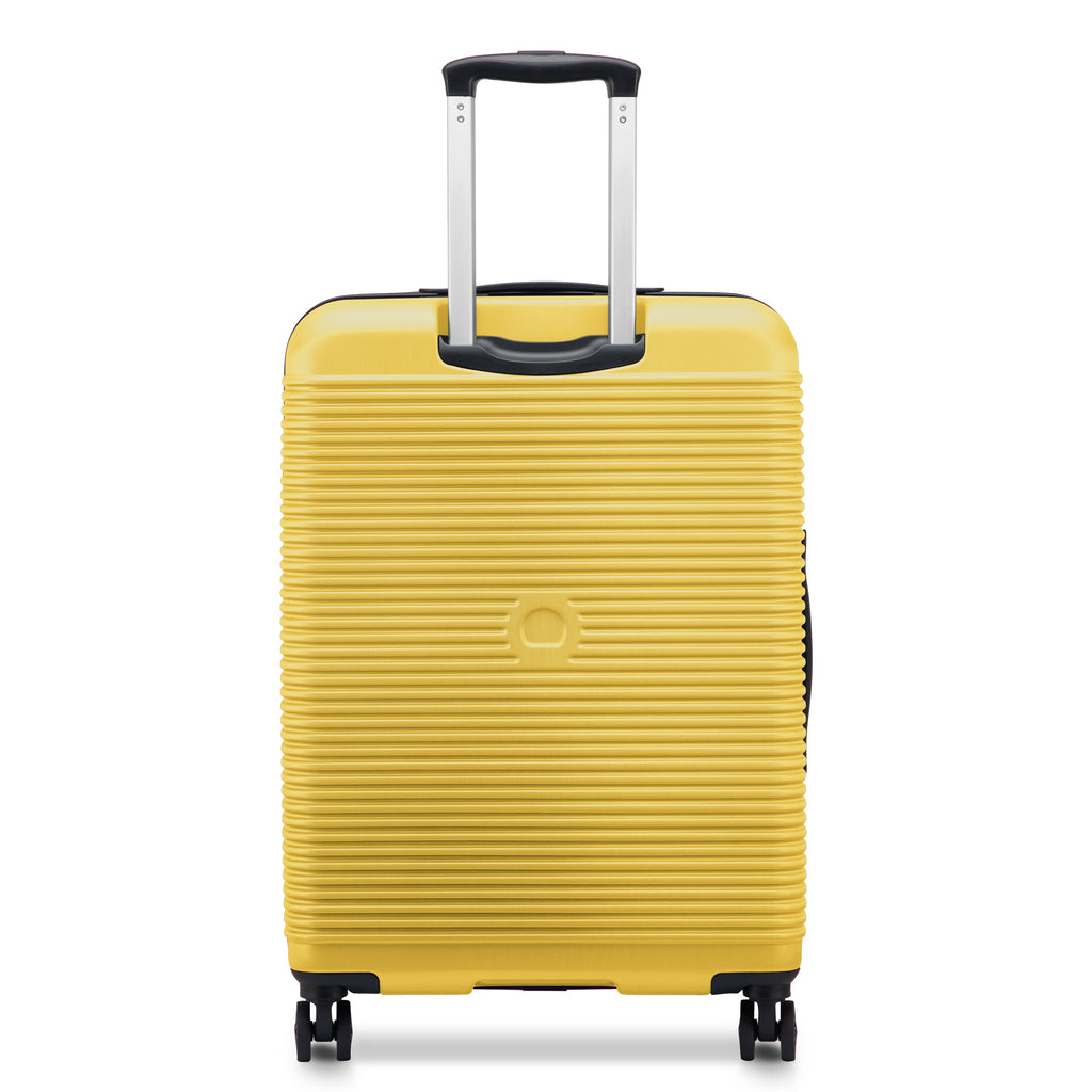 Delsey Freestyle Yellow 67cm medium front-opening hardside suitcase