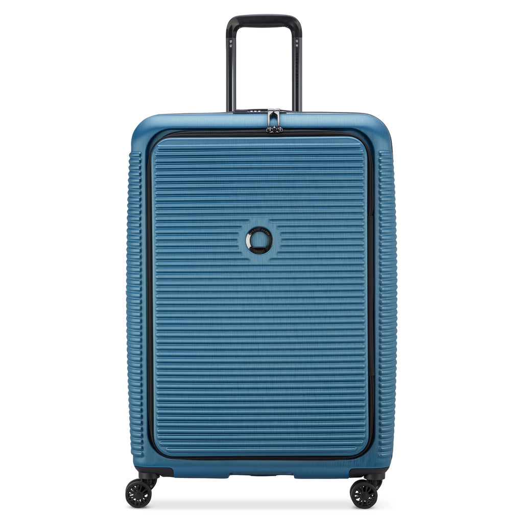 Delsey Freestyle Hardside Front Open Exp Large Spinner Suitcase - 76cm - Blue-1