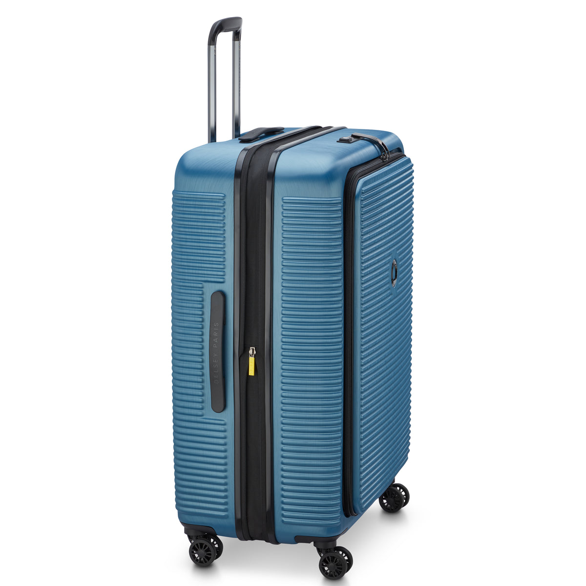 Delsey Freestyle Hardside Front Open Exp Large Spinner Suitcase - 76cm - Blue-10