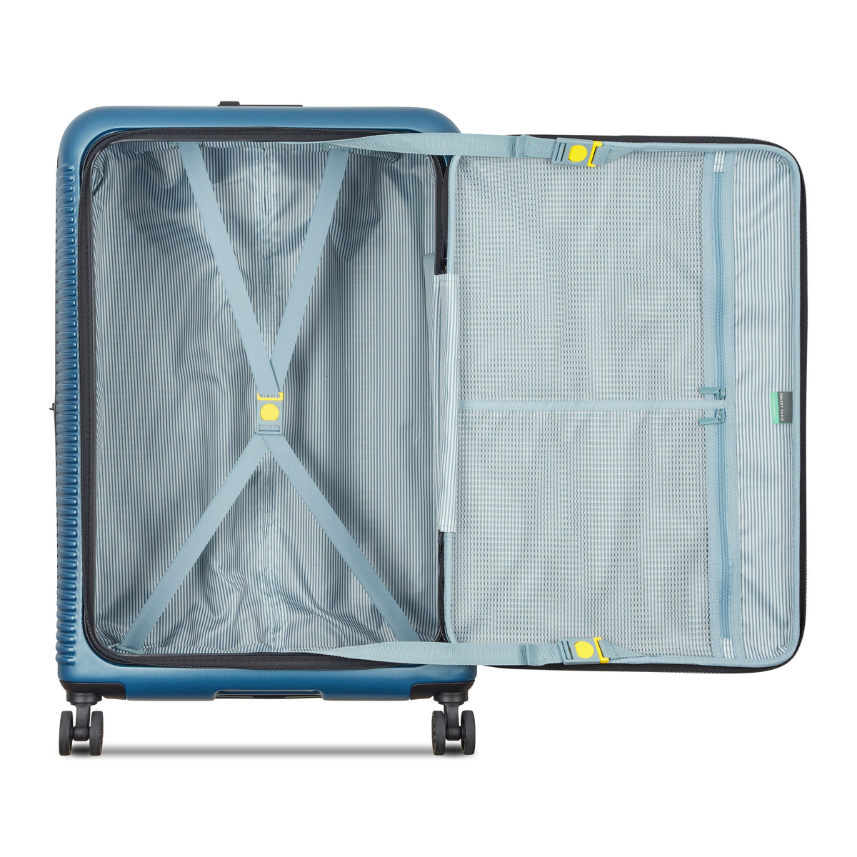 Delsey Paris Freestyle Front opening set blue Interior