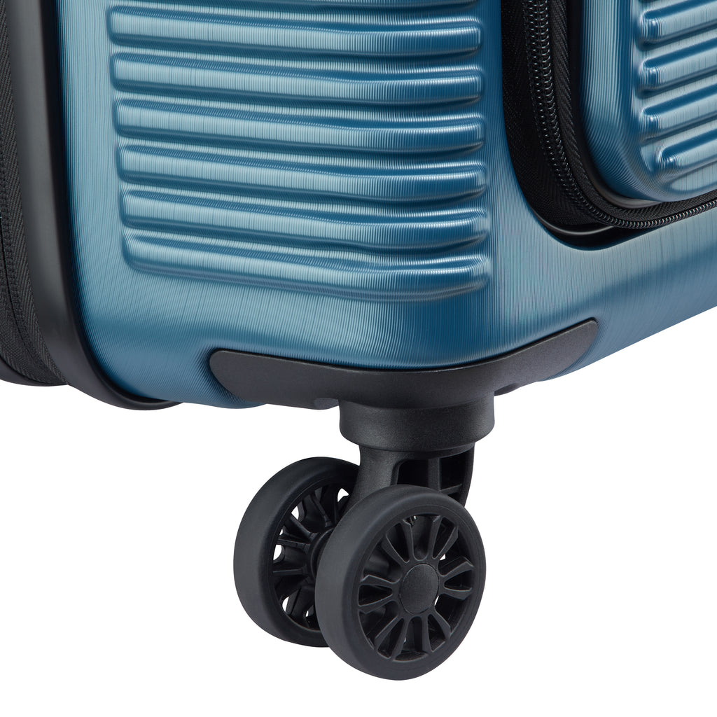 Delsey Paris Freestyle Front opening set blue Spinner wheel
