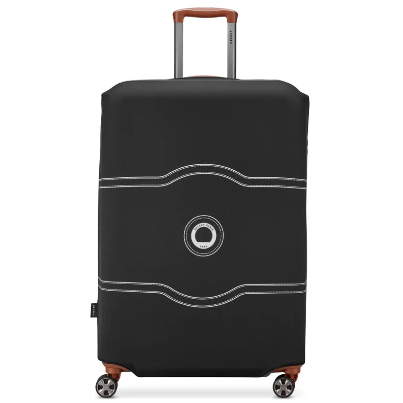Delsey Chatelet Print Luggage Cover - Suitcase Large - Black