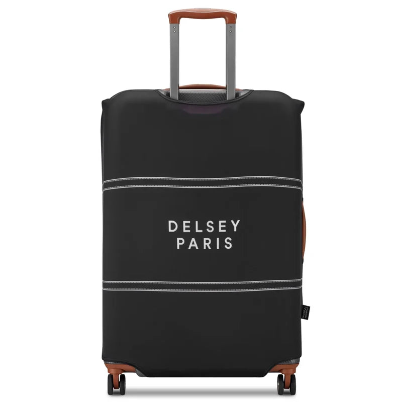 Delsey Chatelet Print Luggage Cover - Suitcase Large - Black