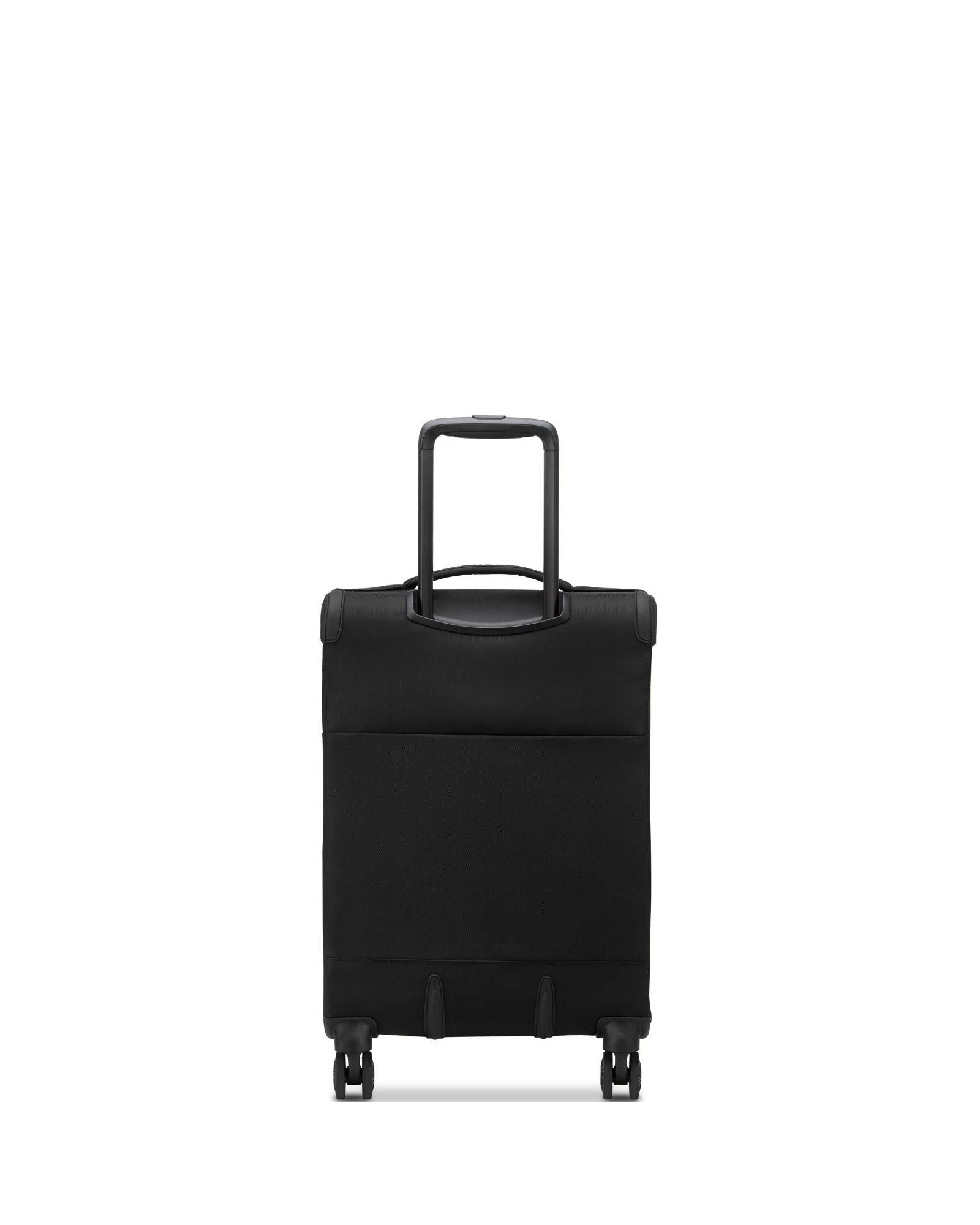Delsey Brochant 3 Softside Carry-On Spinner Suitcase - 55cm - Deep Black Back Image 3