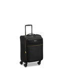 Delsey Brochant 3 Softside Carry-On Spinner Suitcase - 55cm - Deep Black Front Left Image 1