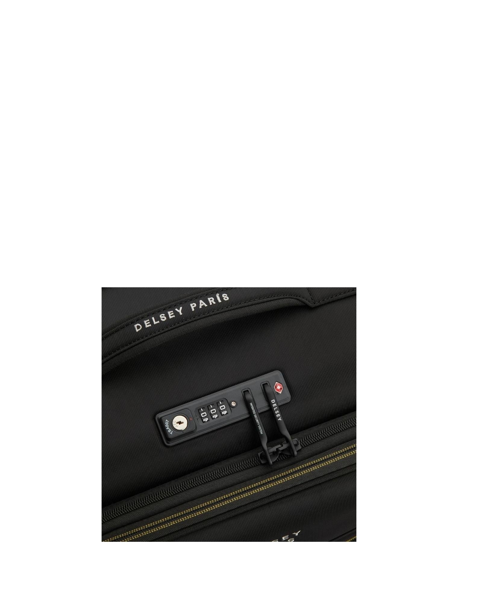 Delsey Brochant 3 Softside Carry-On Spinner Suitcase - 55cm - Deep Black Image 7