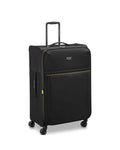 Delsey Brochant 3 Softside Large Spinner Suitcase - 78cm - Deep Black Front Left Image 1