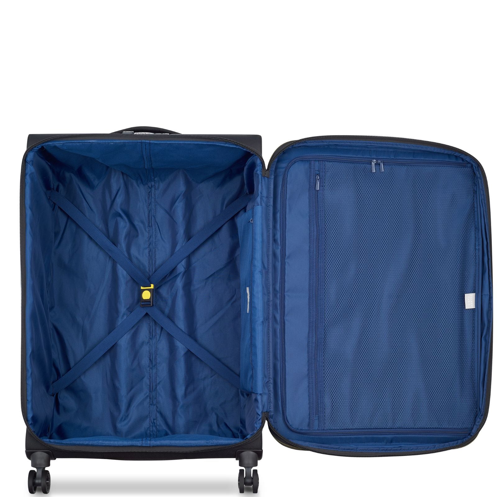 Delsey Brochant 3 Softside 3-Piece Spinner Luggage Set - Deep Black