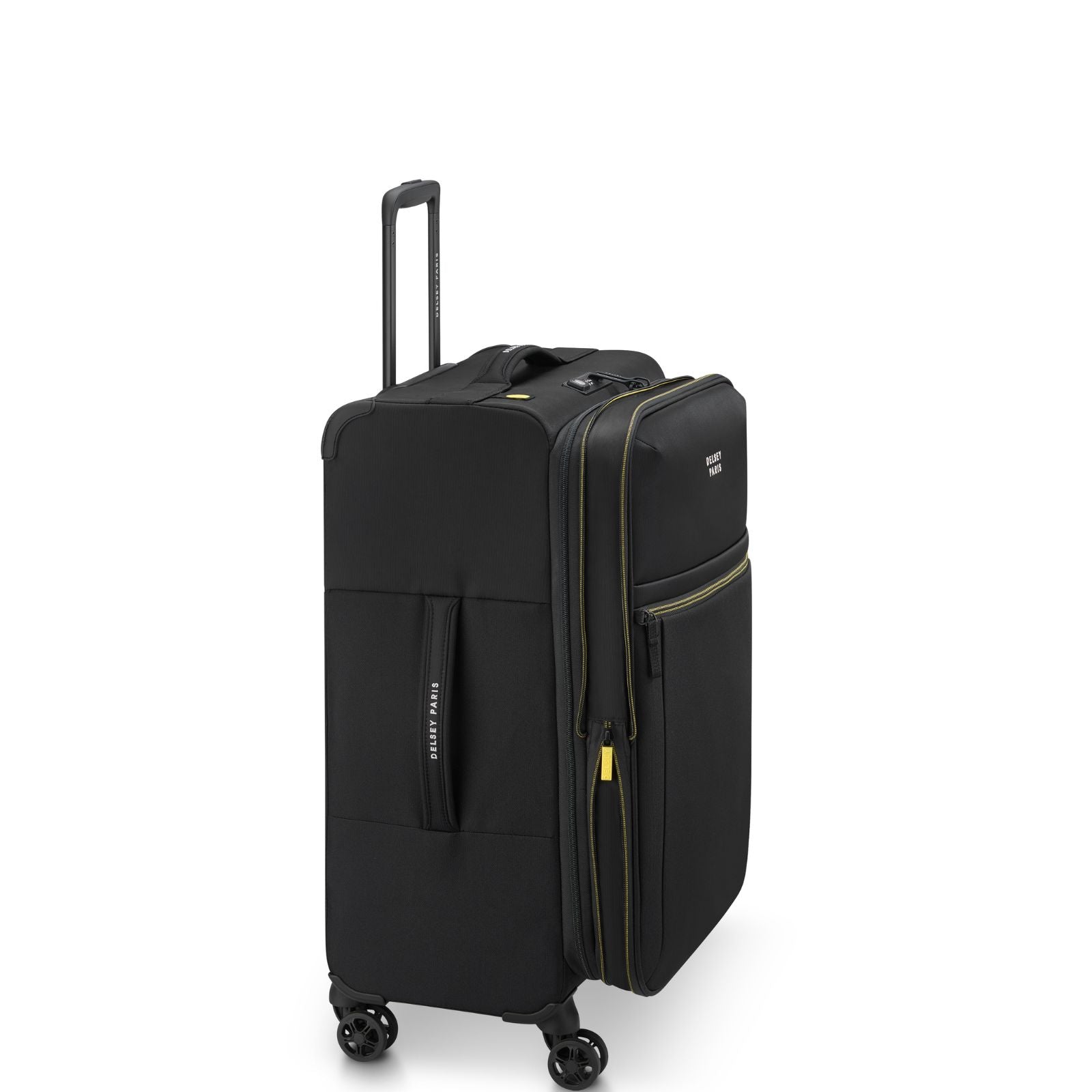 Delsey Brochant 3 Softside Medium Spinner Suitcase - 67cm - Deep Black