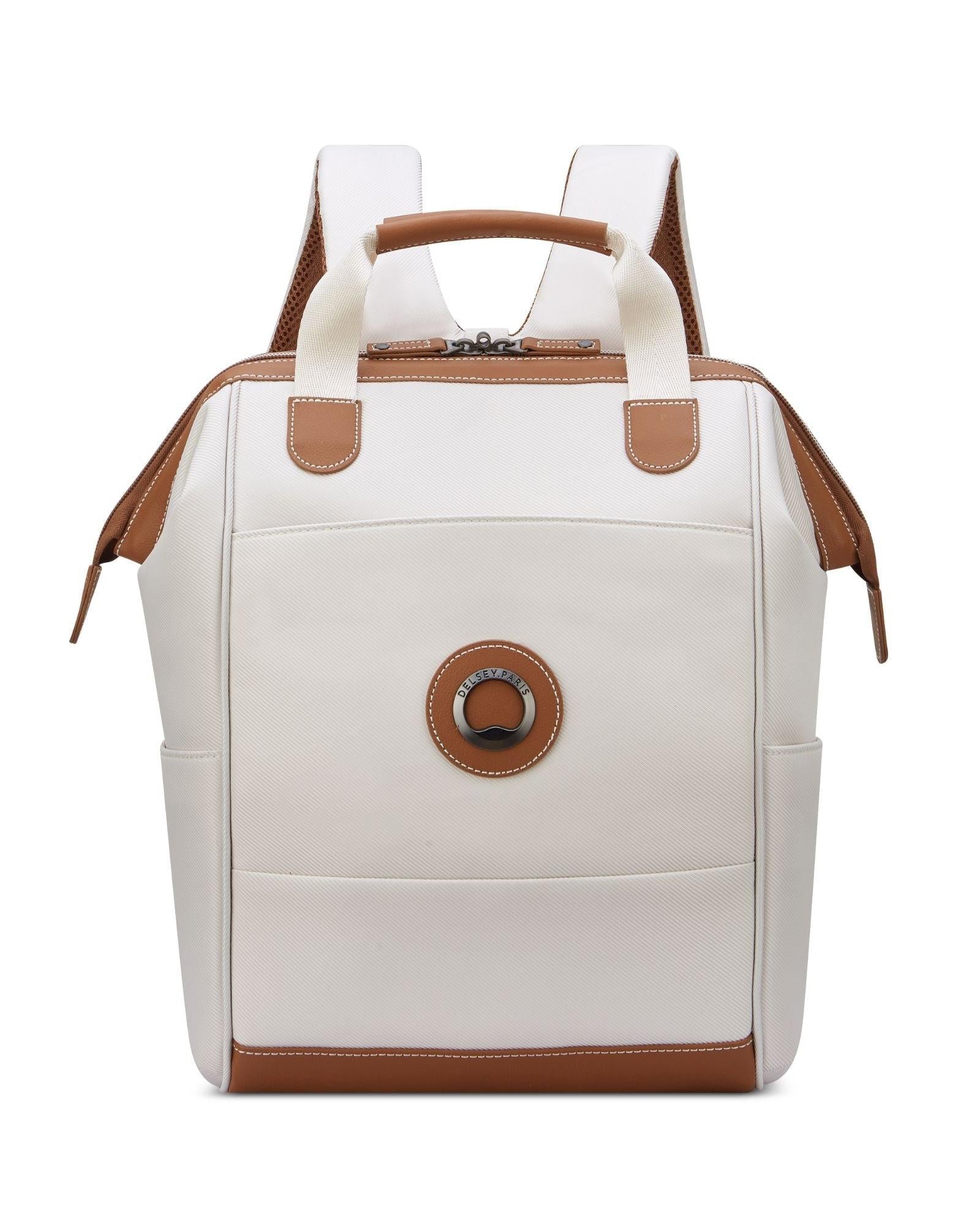 Delsey Chatelet Air 2.0 Laptop Tote Backpack - Angora Front Image 2