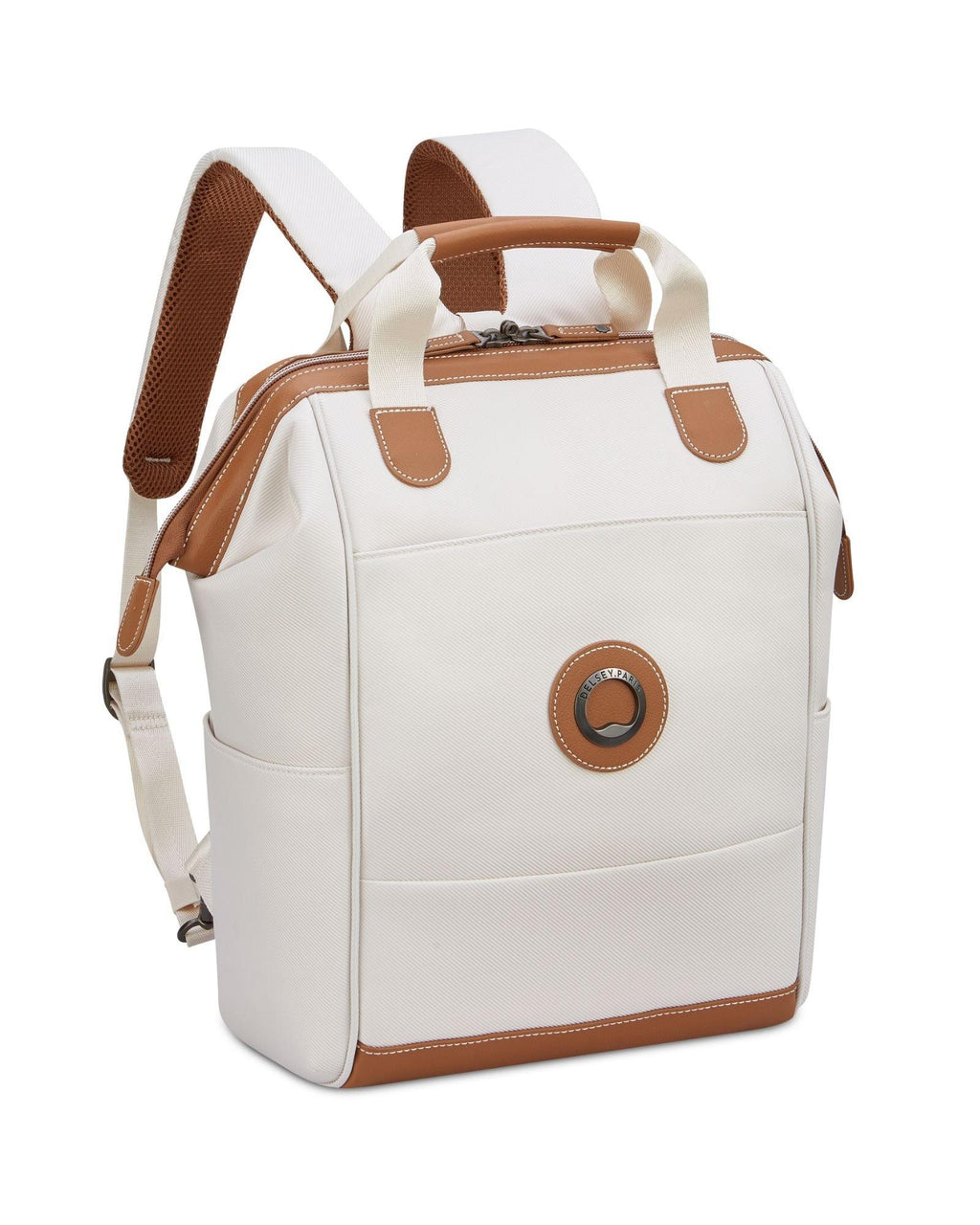 Delsey Chatelet Air 2.0 Laptop Tote Backpack - Angora Front Left Image 1
