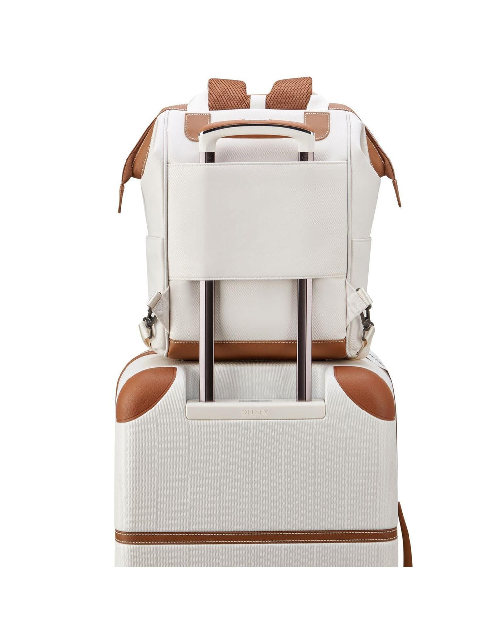 Delsey Chatelet Air 2.0 Laptop Tote Backpack - Angora Back Image 9