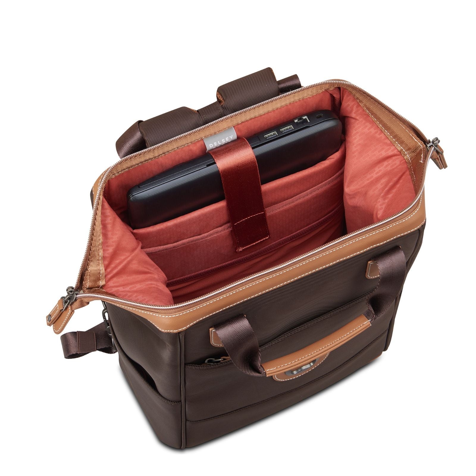 Delsey Chatelet Air 2.0 Laptop Tote Backpack - Chocolate