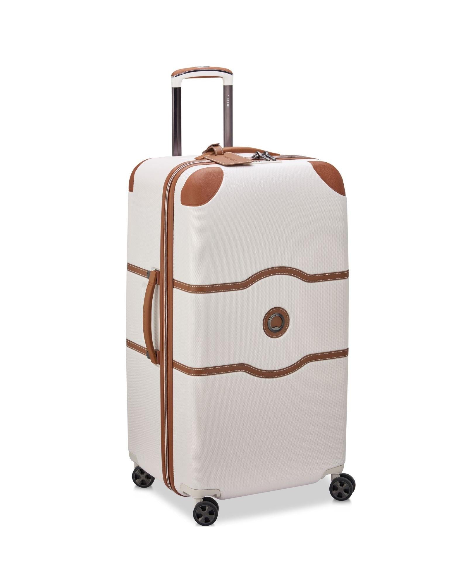 Delsey Chatelet Air 2.0 Hardside Large Trunk Spinner Suitcase - 80cm - Angora Front Left Image 1
