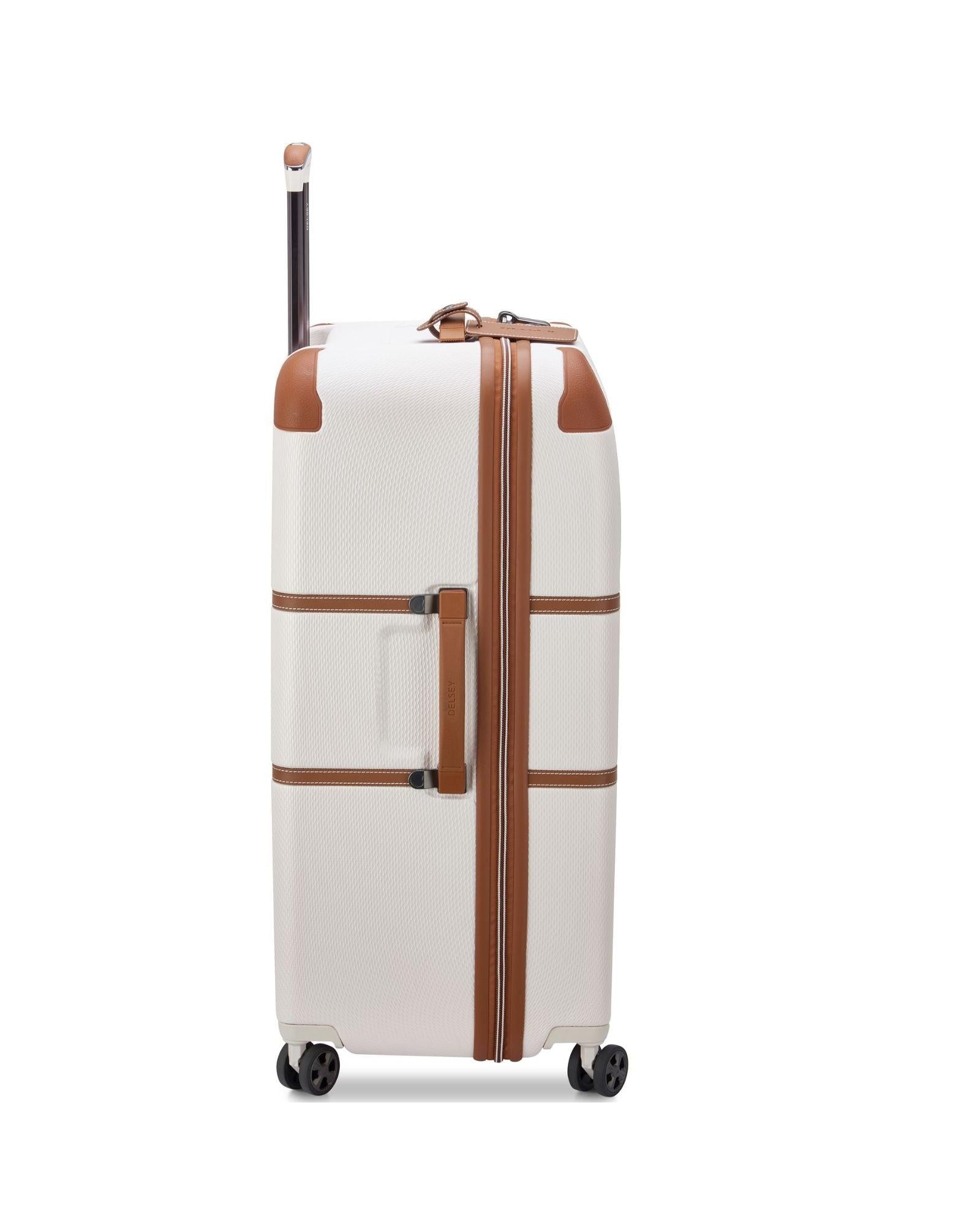 Delsey Chatelet Air 2.0 Hardside Large Trunk Spinner Suitcase - 80cm - Angora Left Image 3