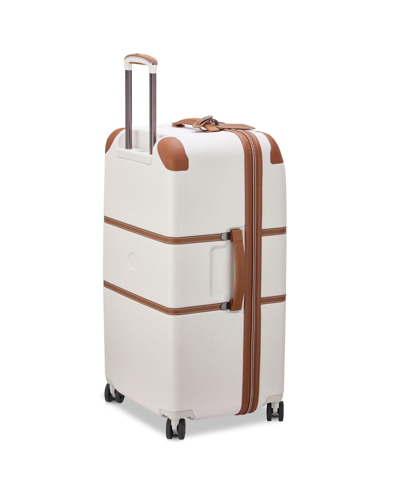 Delsey Chatelet Air 2.0 Hardside Large Trunk Spinner Suitcase - 80cm - Angora Back Left Image 5