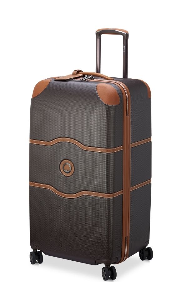 Delsey Chatelet Air 2.0 Hardside Large Trunk Spinner Suitcase - 80cm - Chocolate