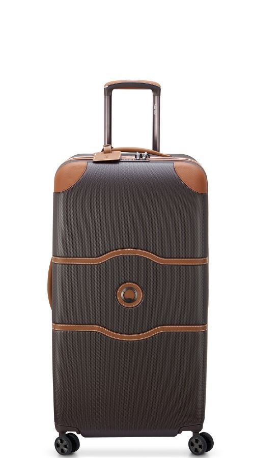 Delsey Chatelet Air 2.0 Hardside Large Trunk Spinner Suitcase - 80cm - Chocolate