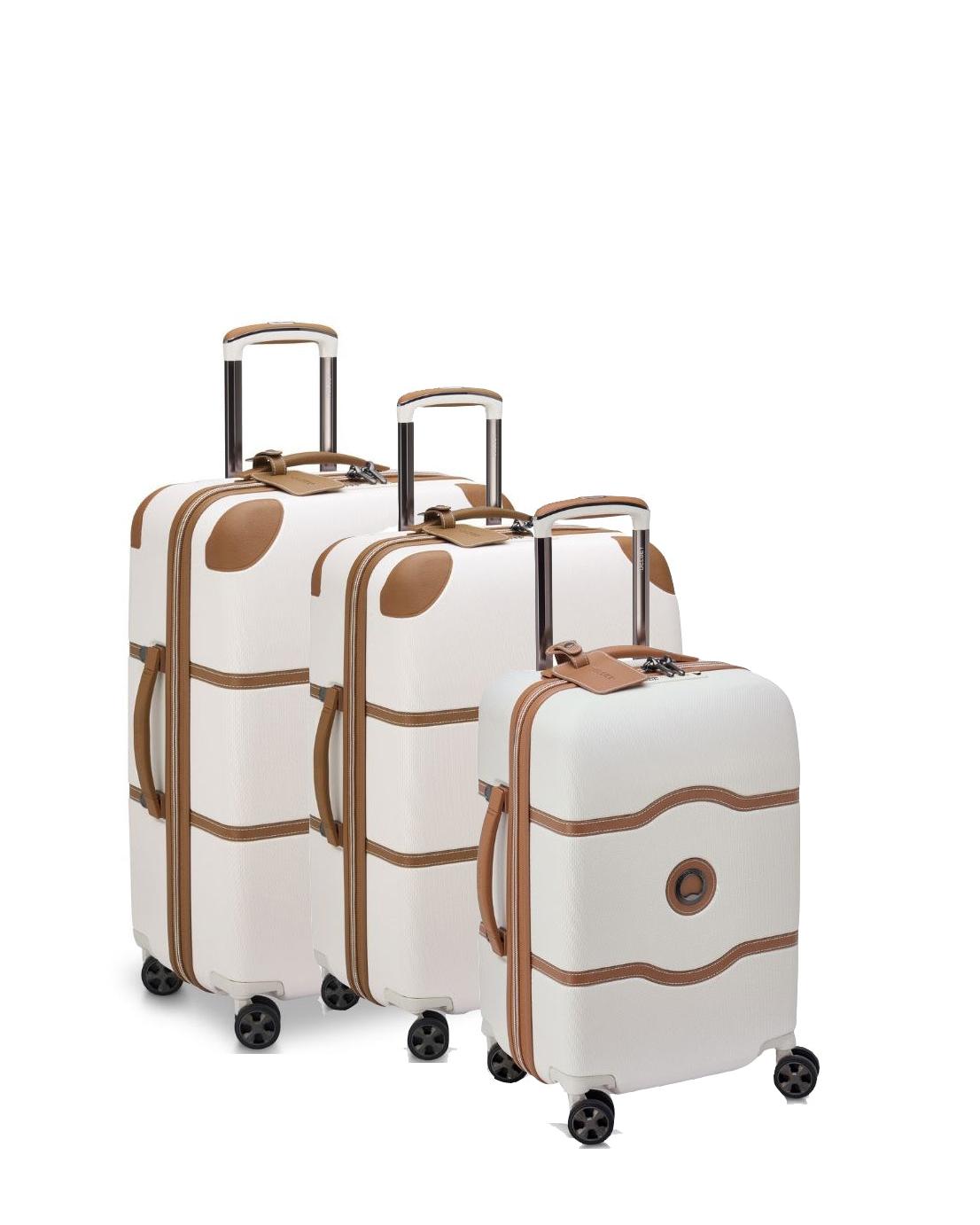 Delsey Chatelet Air 2.0 Hardside 3-Piece Spinner Luggage Set - Angora Left Image 1