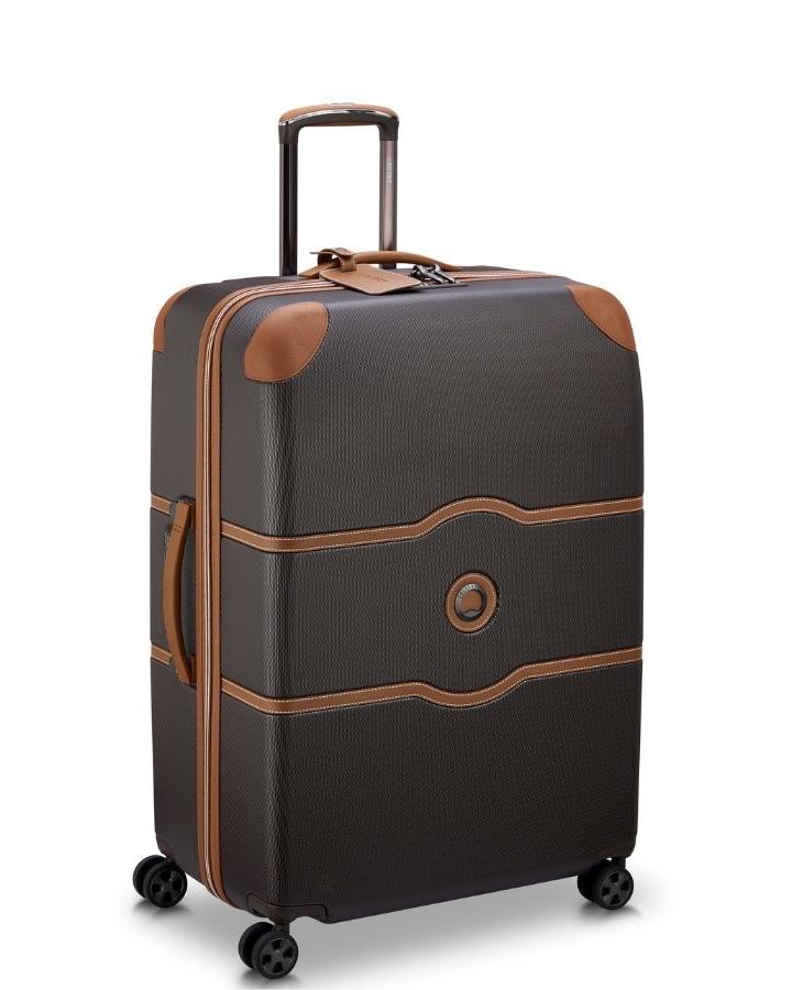 Delsey Chatelet Air 2.0 Hardside Large Spinner Suitcase - 76cm - Chocolate Front Right Image 1
