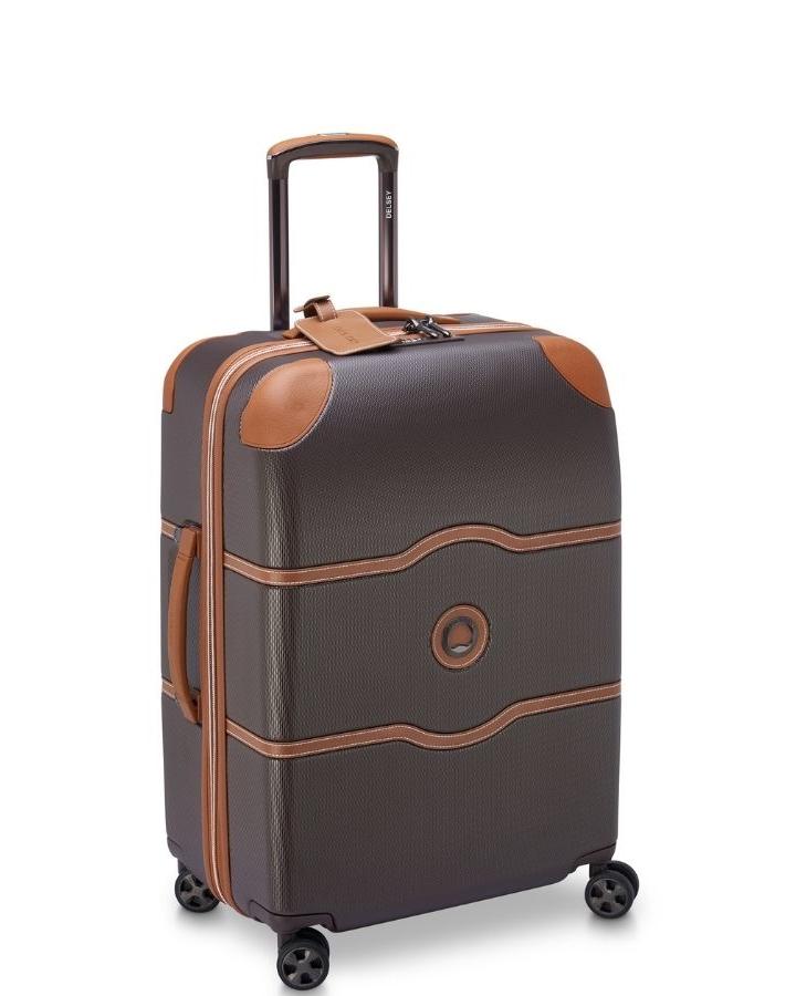 Delsey Chatelet Air 2.0 Hardside 3-Piece Spinner Luggage Set - Chocolate Front Left Image 3