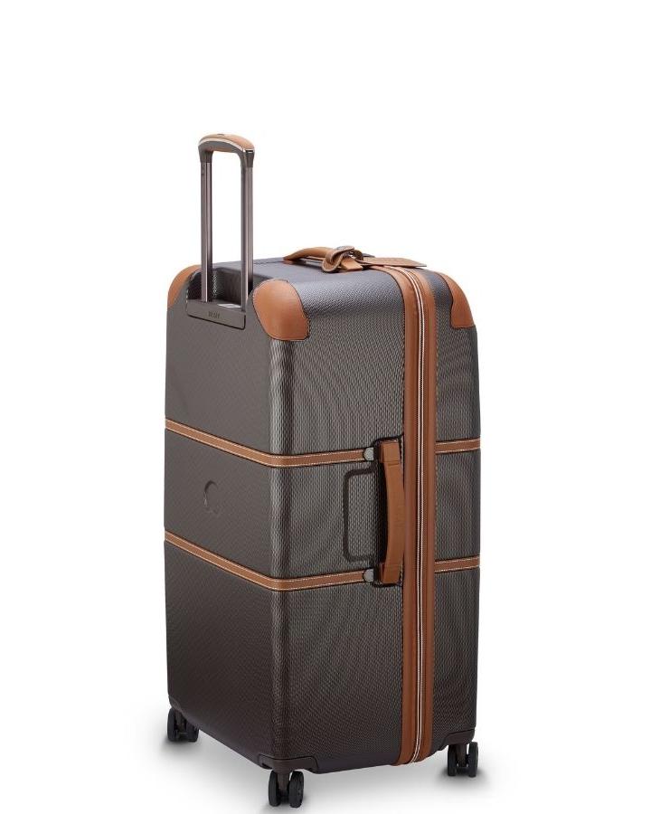 Delsey Chatelet Air 2.0 Hardside Large Trunk Spinner Suitcase - 80cm - Chocolate Back Right Image 6