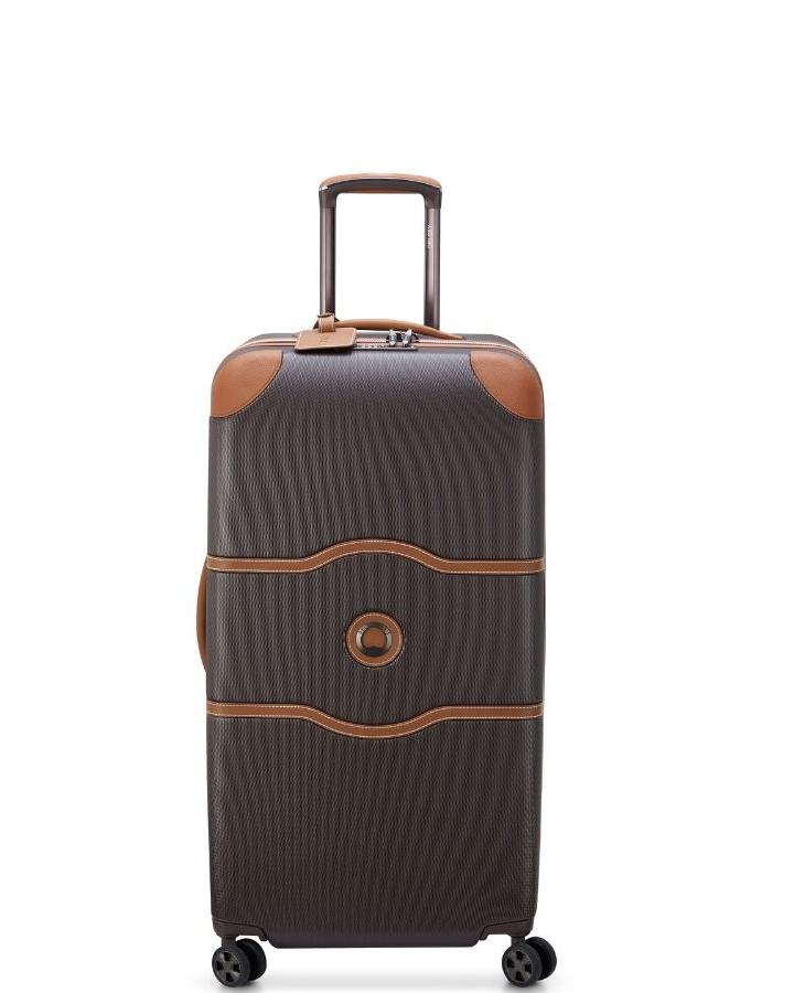 Delsey Chatelet Air 2.0 Hardside Large Trunk Spinner Suitcase - 80cm - Chocolate Front Image 3