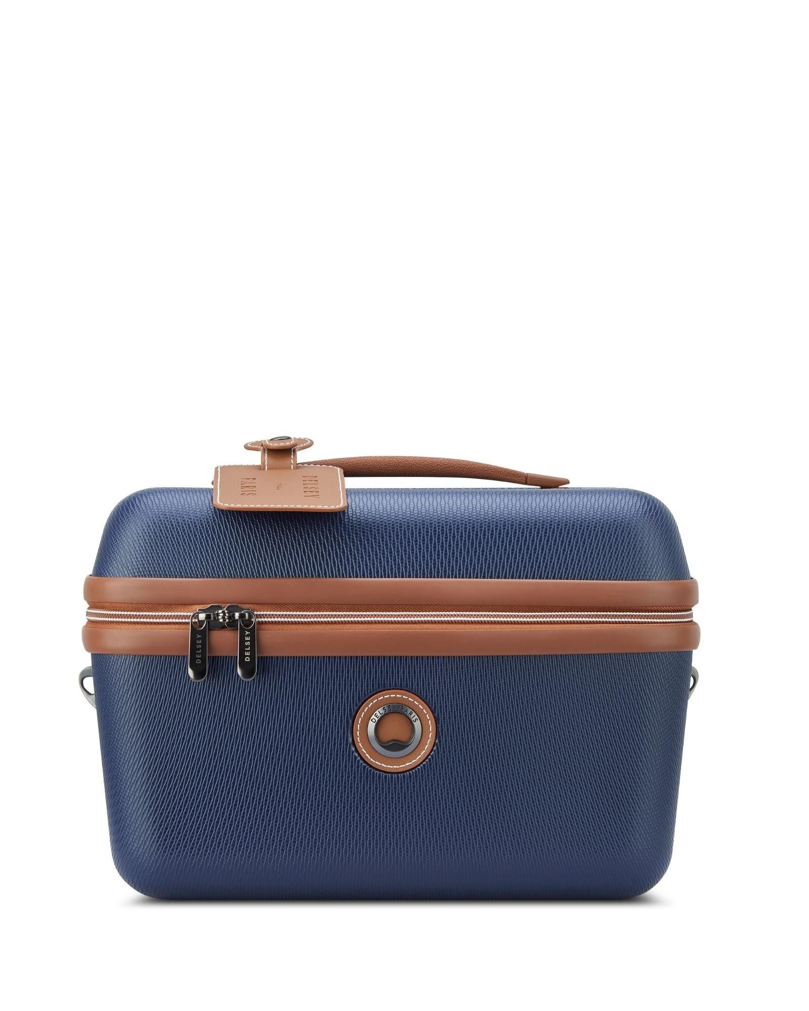 Delsey Chatelet Air 2.0 Hardside Beauty Case - 15L - Navy Blue Front Image 2
