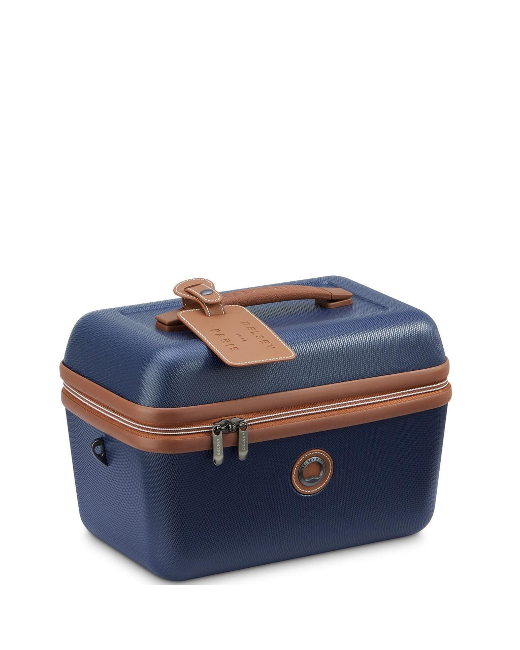 Delsey Chatelet Air 2.0 Hardside Beauty Case - 15L - Navy Blue Front Left Image 1