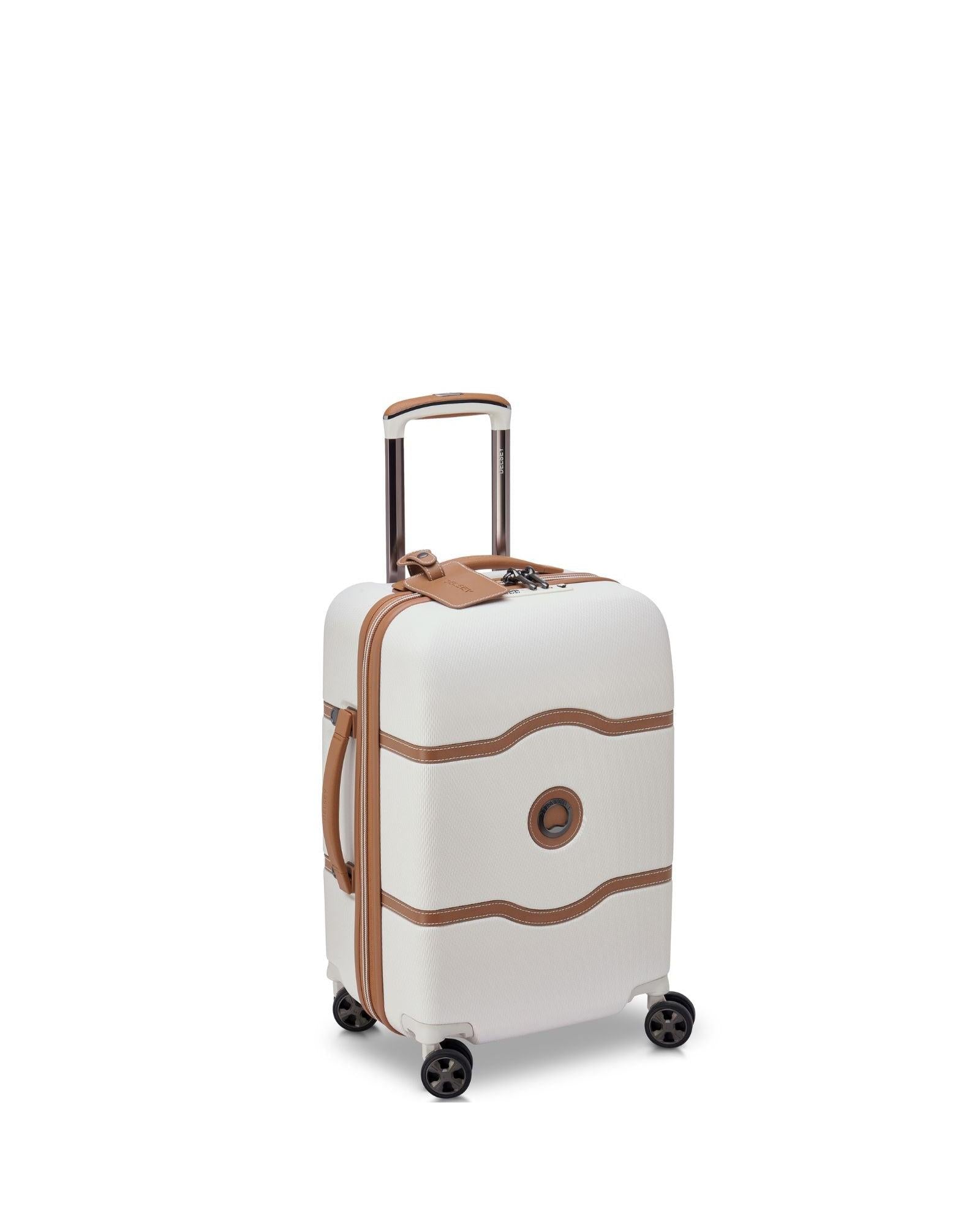 Delsey Chatelet Air 2.0 Hardside Carry-On Spinner Suitcase - 55cm - Angora Front Left Image 1