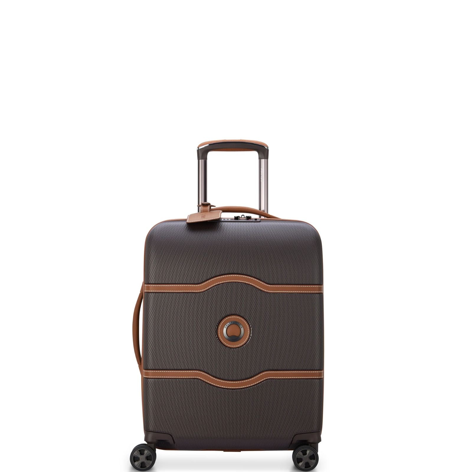 Delsey Chatelet Air 2.0 Hardside Carry-On Spinner Suitcase - 55cm - Chocolate