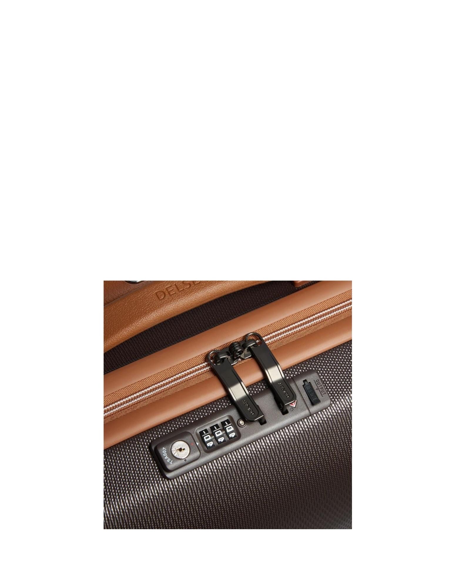 Delsey Chatelet Air 2.0 Hardside Carry-On Spinner Suitcase - 55cm - Chocolate Image 4