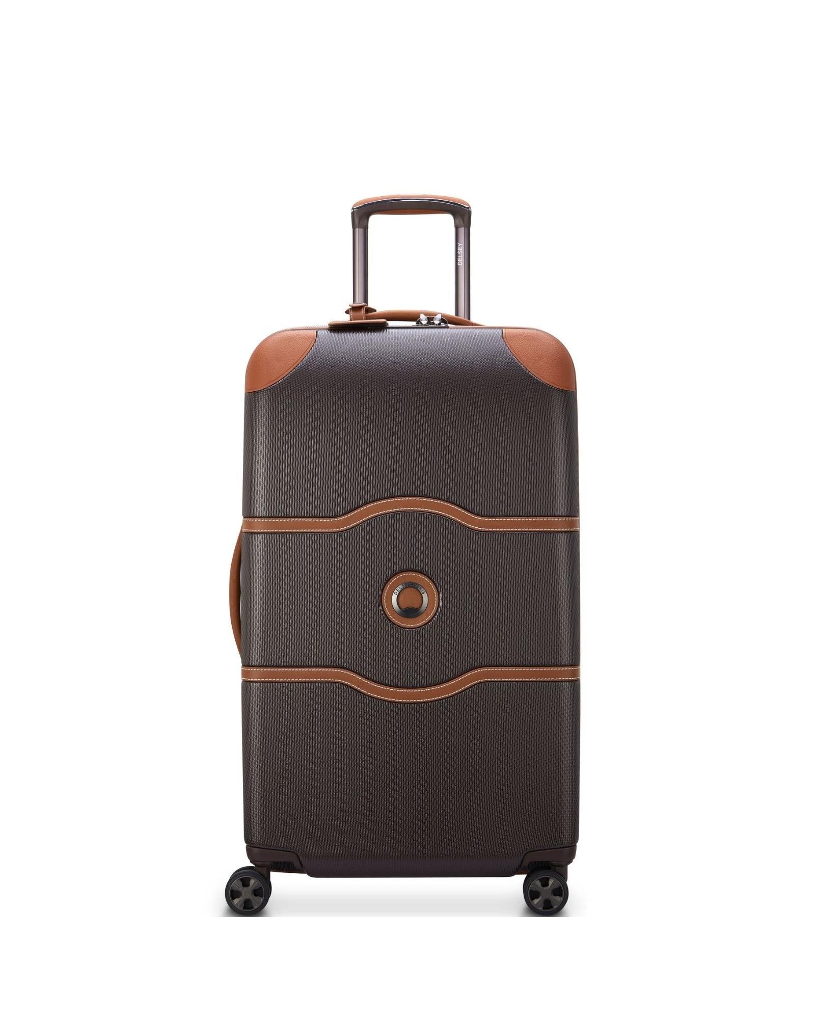 Delsey Chatelet Air 2.0 Hardside Medium Trunk Spinner Suitcase - 73cm - Chocolate Front Image 2