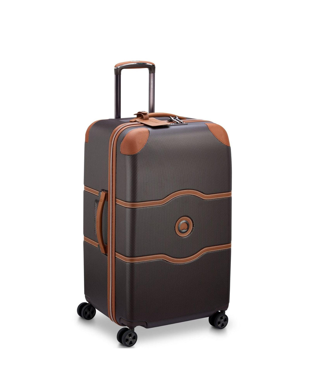 Delsey Chatelet Air 2.0 Hardside Medium Trunk Spinner Suitcase - 73cm - Chocolate Front Image 1