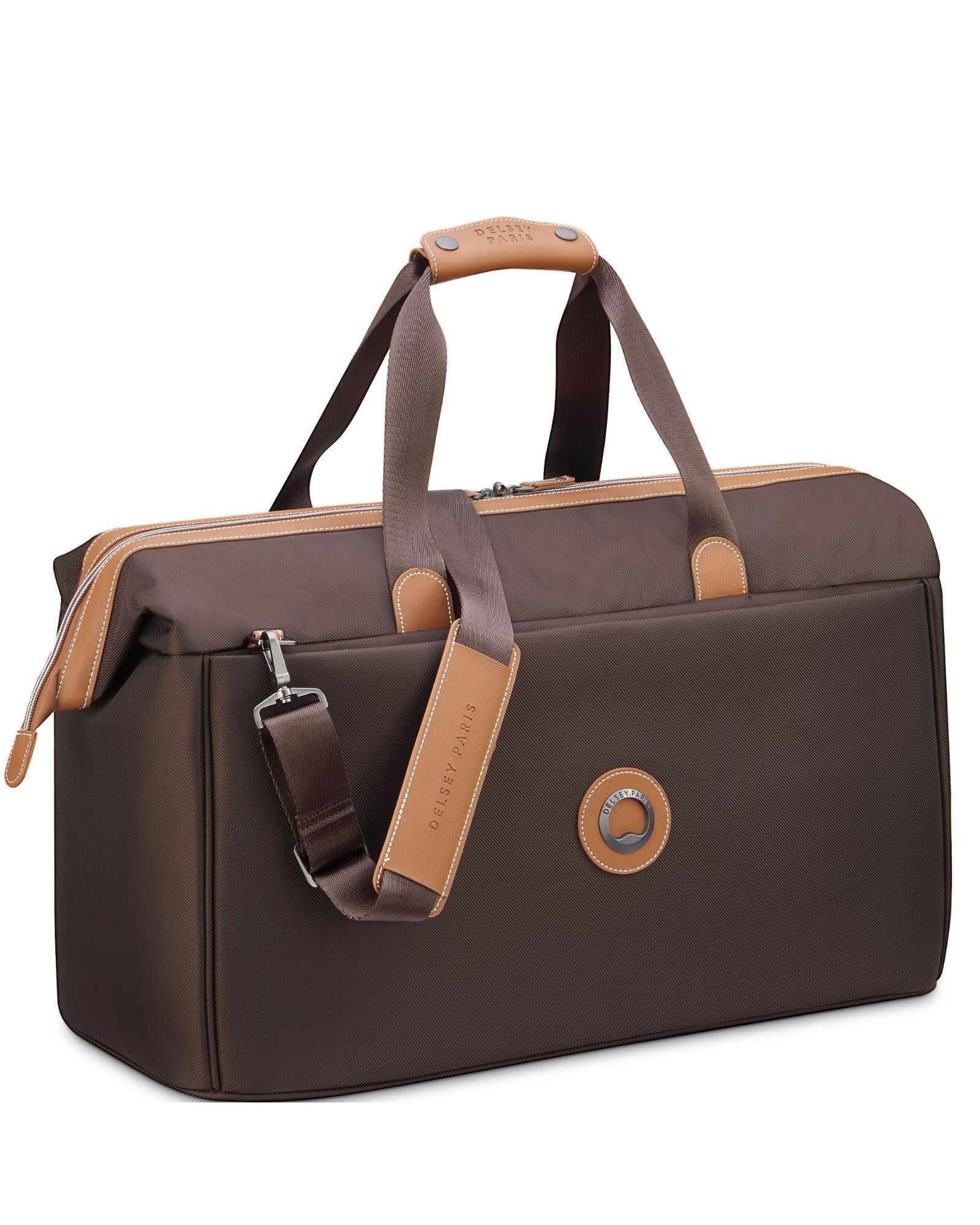 Delsey Chatelet Air 2.0 Large Weekender Bag - Chocolate Front Left Image 1