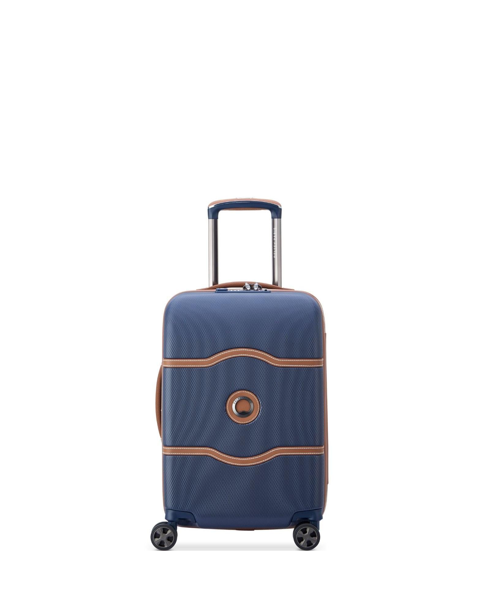Delsey Chatelet Air 2.0 Hardside Carry-On Spinner Suitcase - 55cm - Navy