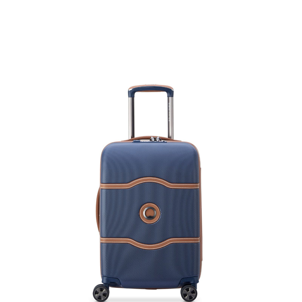 Delsey Chatelet Air 2.0 Hardside Carry-On Spinner Suitcase - 55cm - Navy