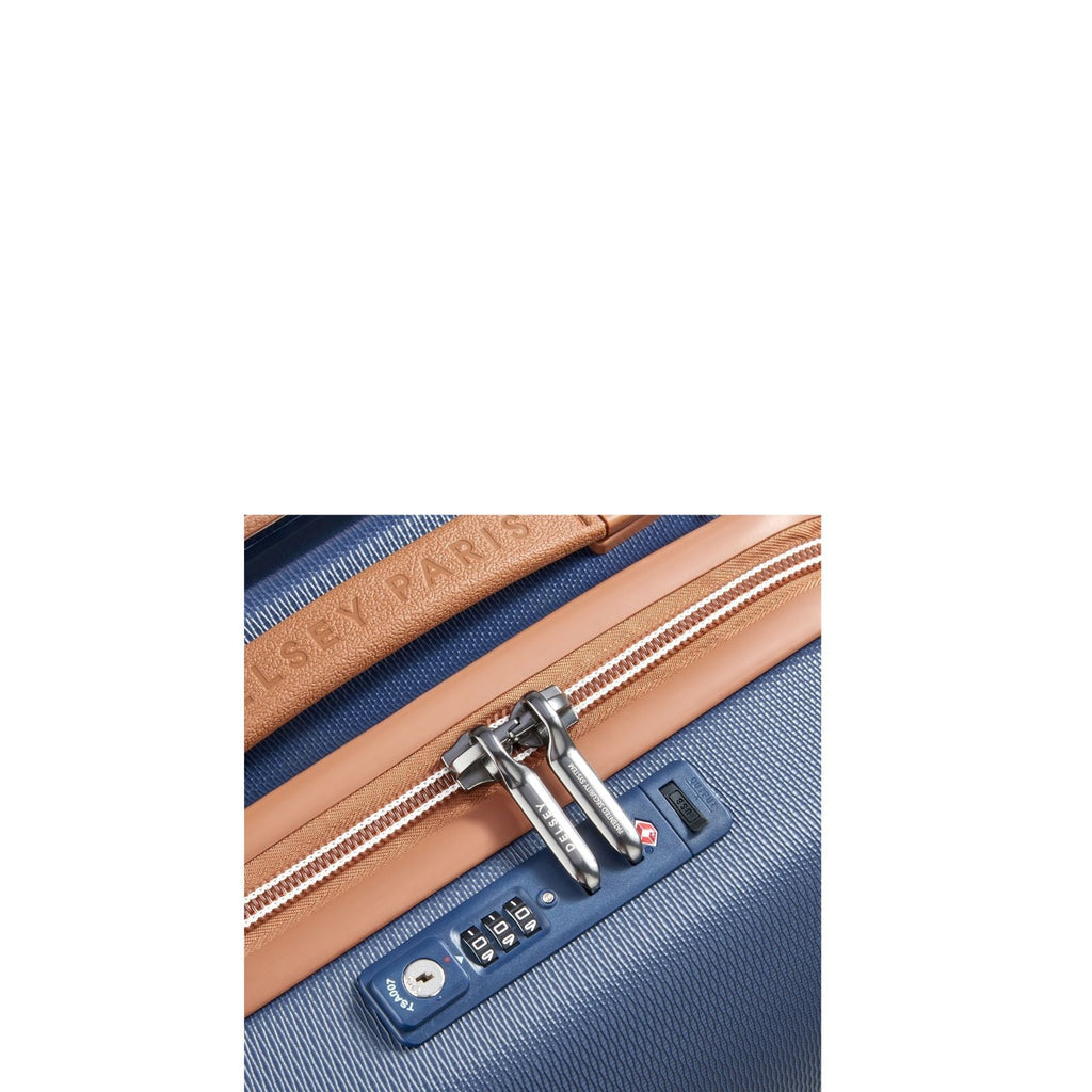 Delsey Chatelet Air 2.0 Hardside Carry-On Spinner Suitcase - 55cm - Navy
