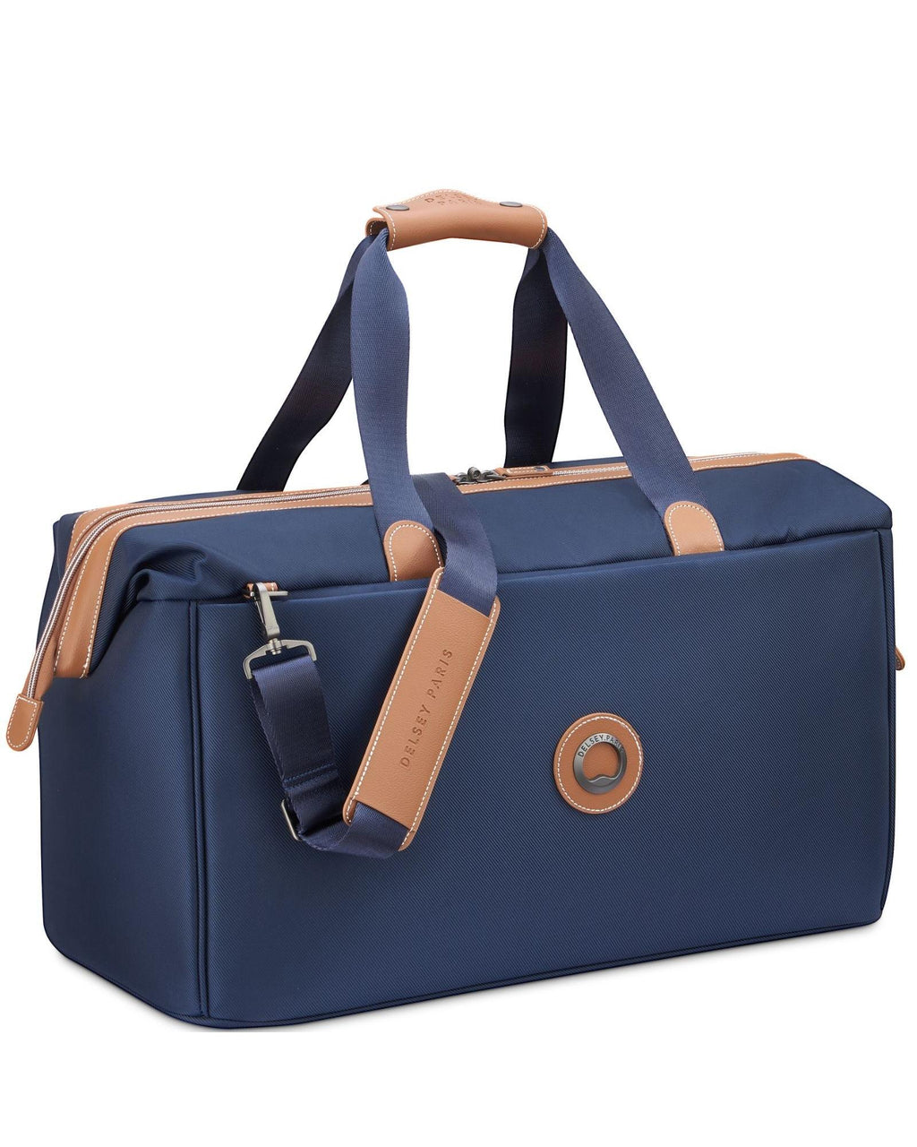 Delsey Chatelet Air 2.0 Large Weekender Bag - Navy Blue Front Left Image 1