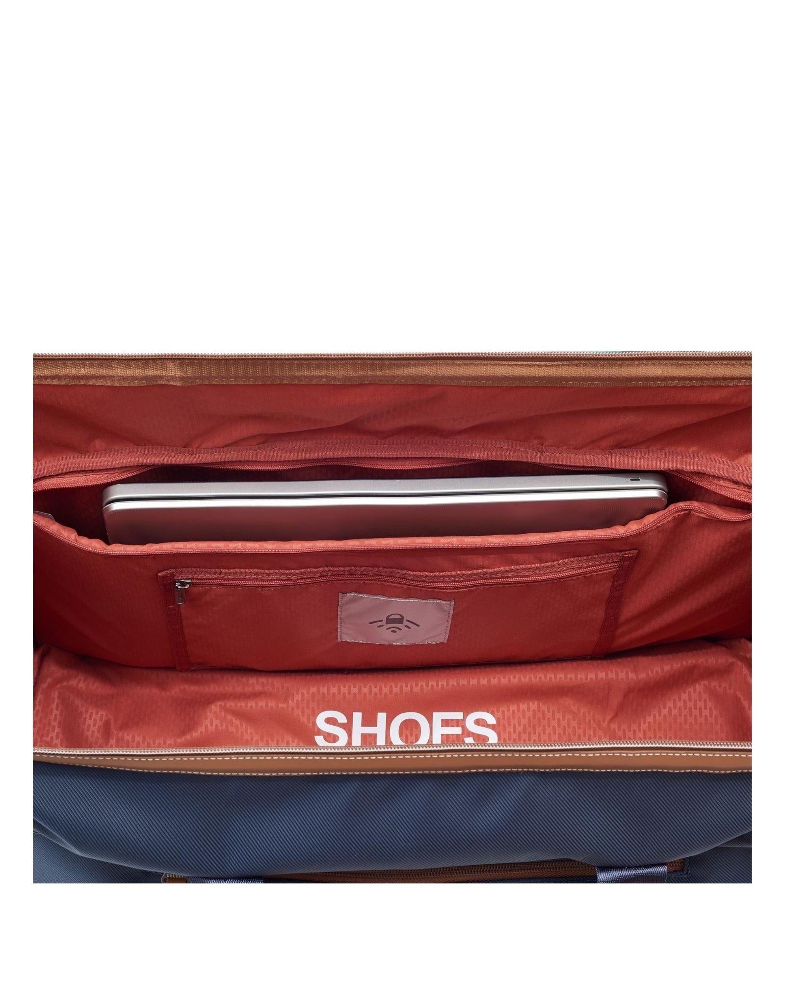Delsey Chatelet Air 2.0 Large Weekender Bag - Navy Blue Interior Image 8