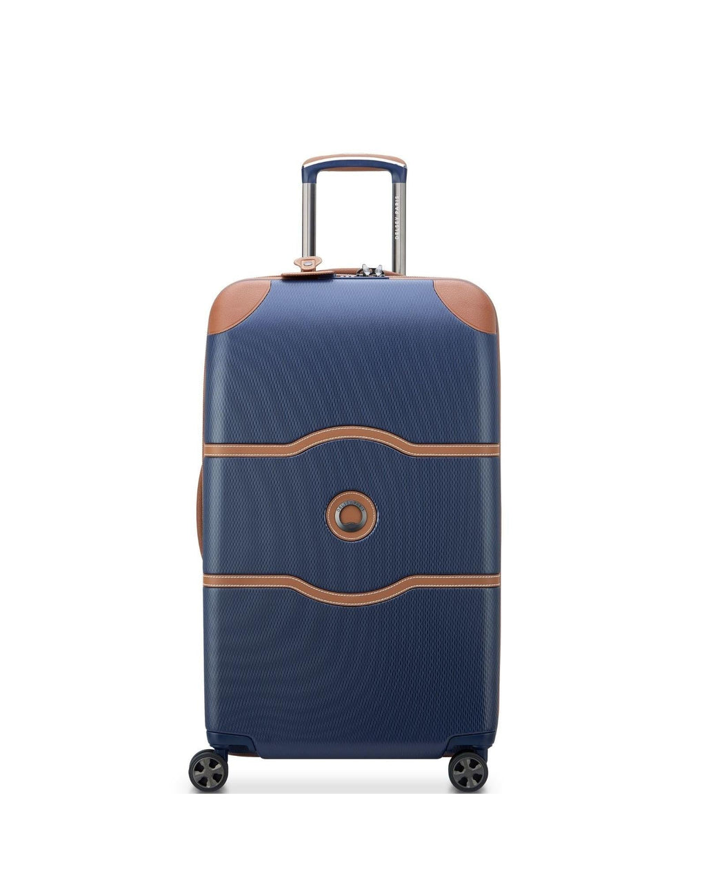 Delsey Chatelet Air 2.0 Hardside Medium Trunk Spinner Suitcase - 73cm - Navy Front Image 3