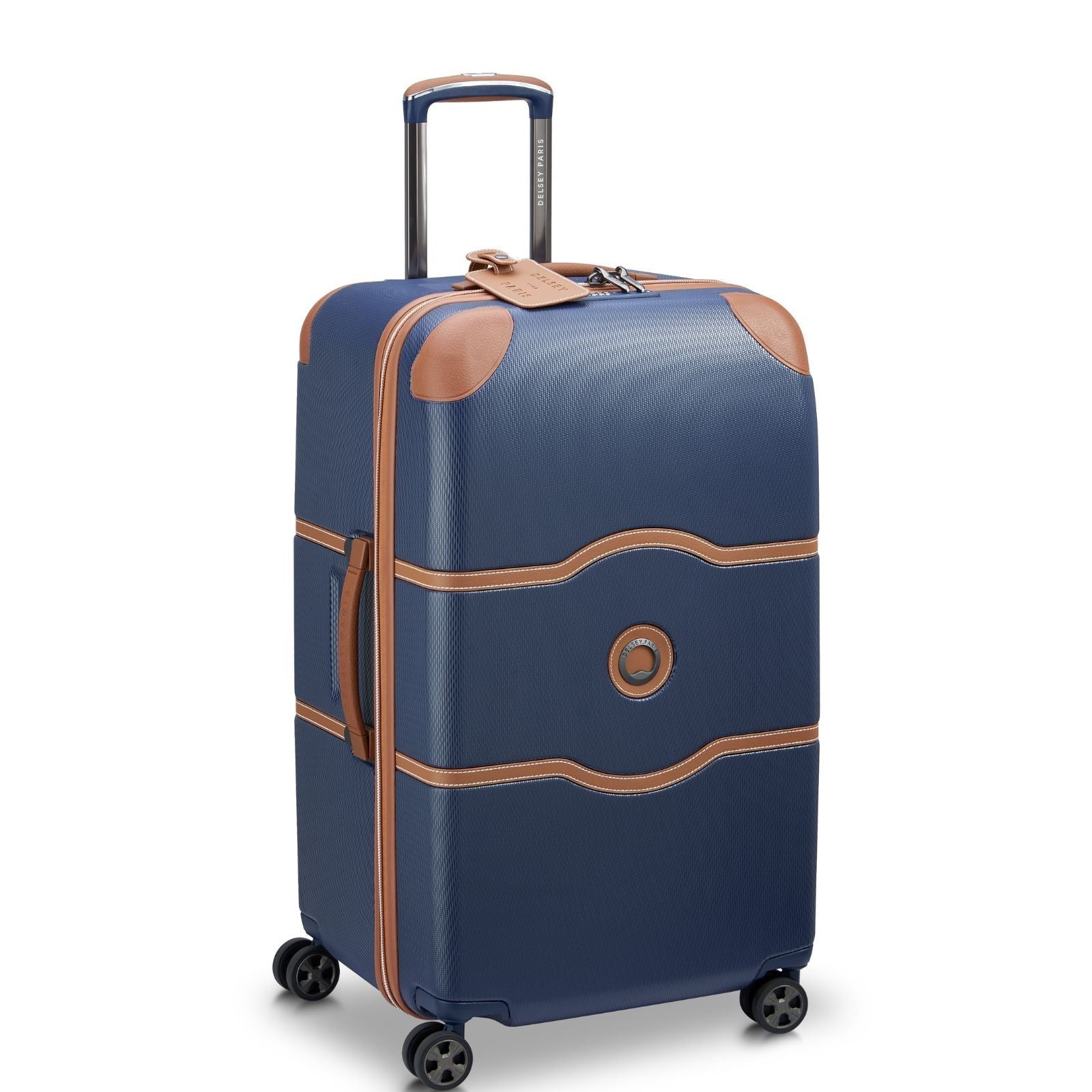 Delsey Chatelet Air 2.0 Hardside Medium Trunk Spinner Suitcase - 73cm - Navy