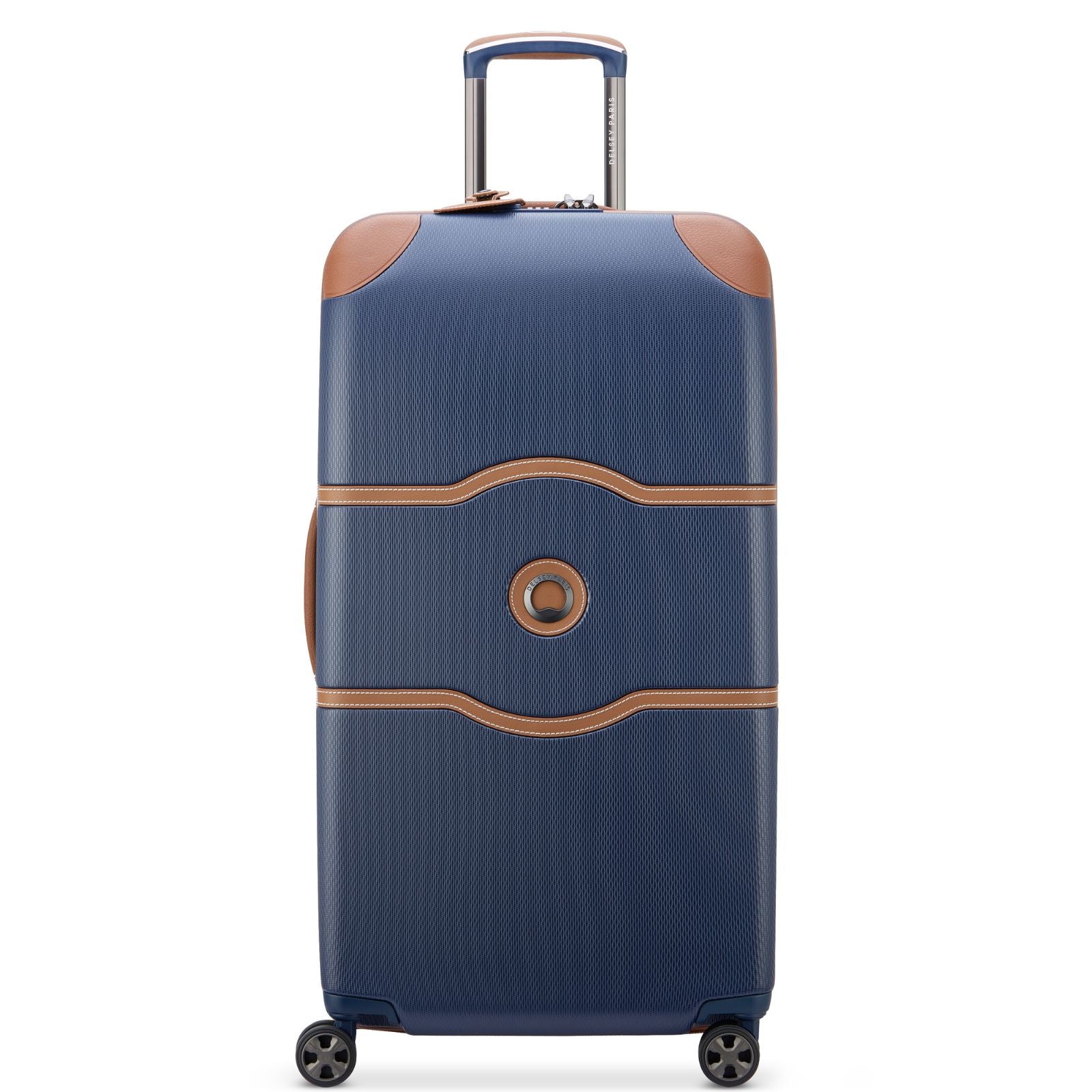 Delsey Chatelet Air 2.0 Hardside Large Trunk Spinner Suitcase - 80cm - Navy Blue