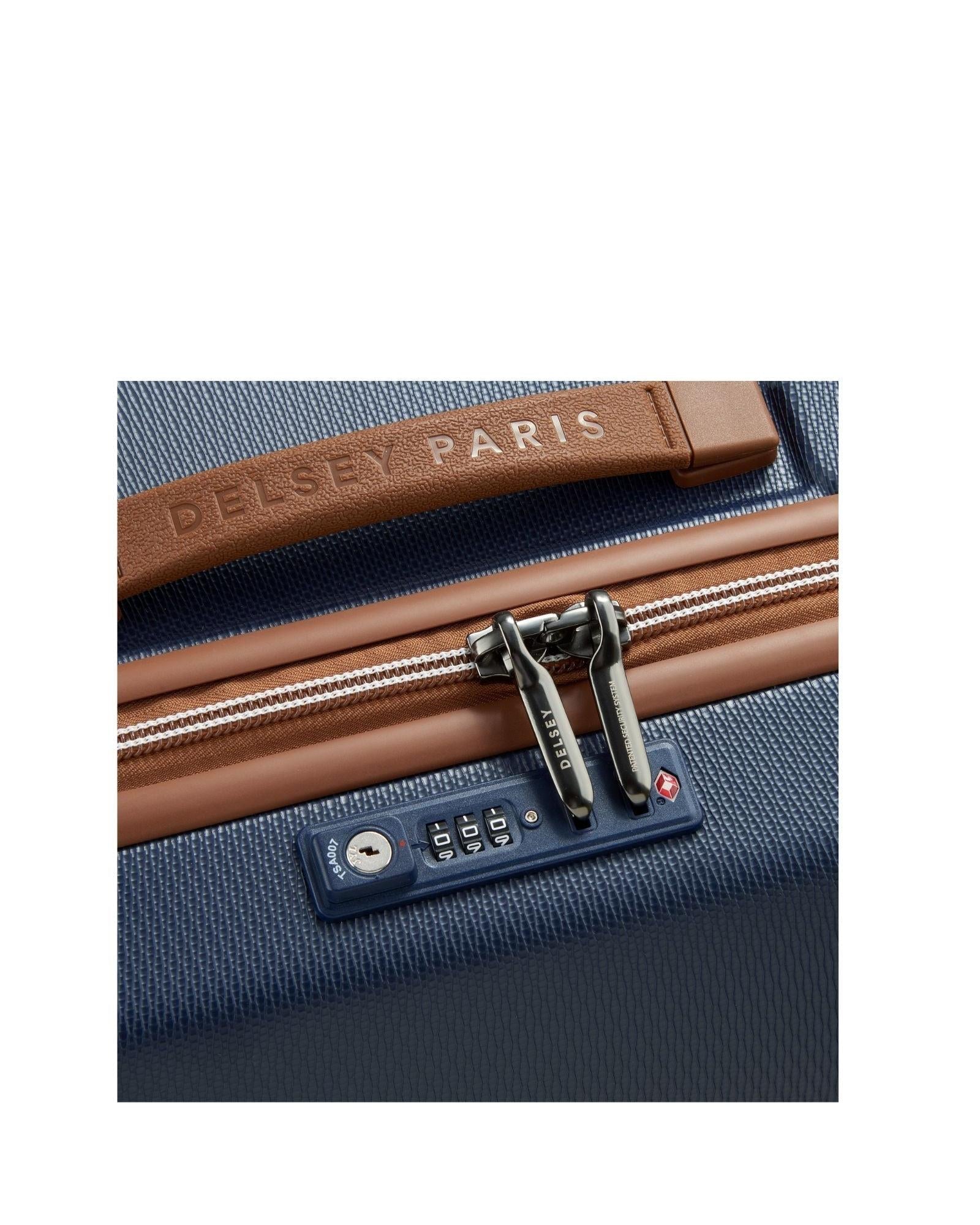 Delsey Chatelet Air 2.0 Hardside Medium Trunk Spinner Suitcase - 73cm - Navy Image 7