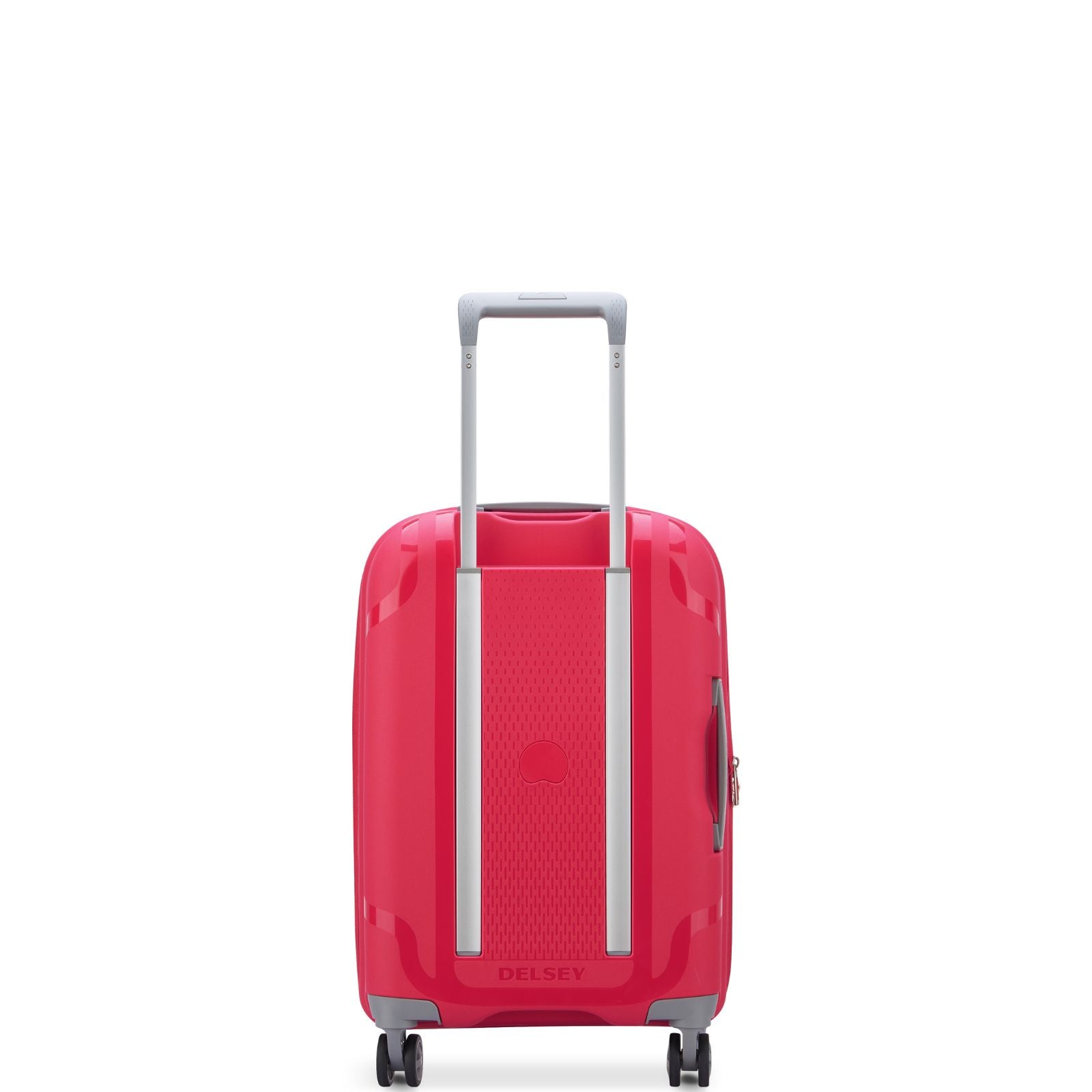 Delsey Clavel MR Expandable Hardside Carry-On Spinner Suitcase - 55cm - Magenta Back Image 3