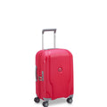 Delsey Clavel MR Expandable Hardside Carry-On Spinner Suitcase - 55cm - Magenta Front Left Image 1