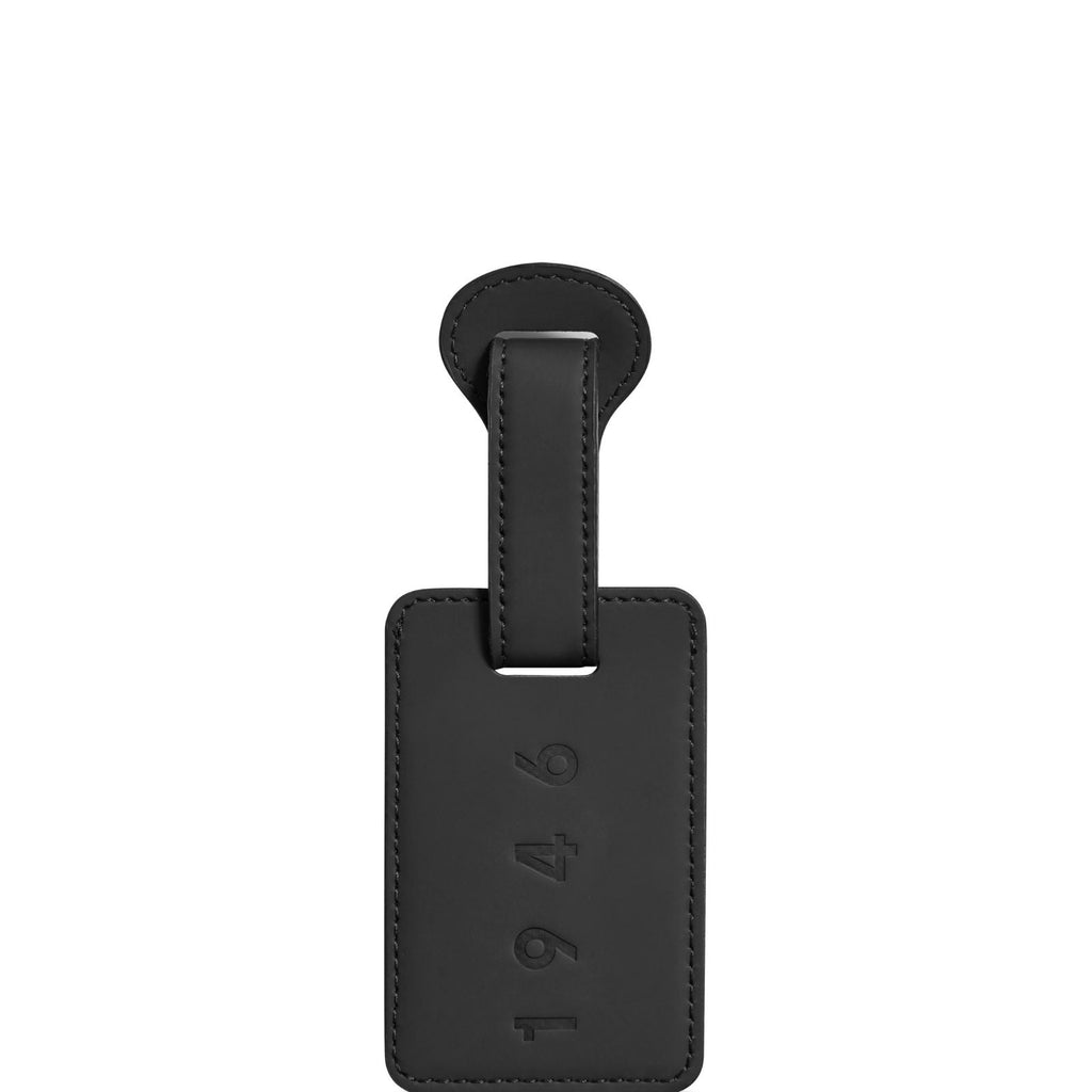 Delsey Faux Leather Luggage Tag - Black