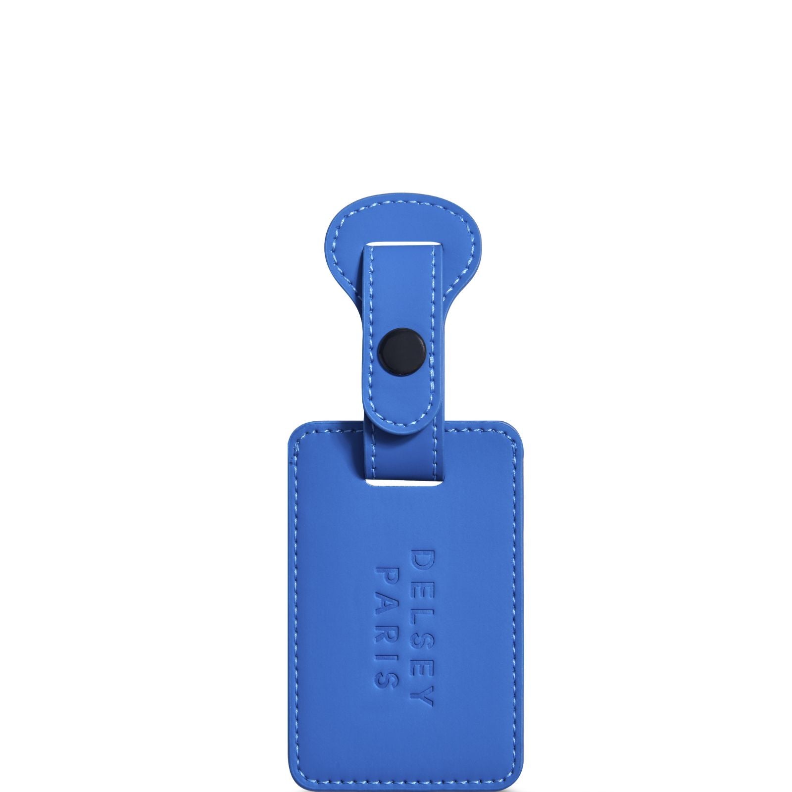 Delsey Faux Leather Luggage Tag - Blue
