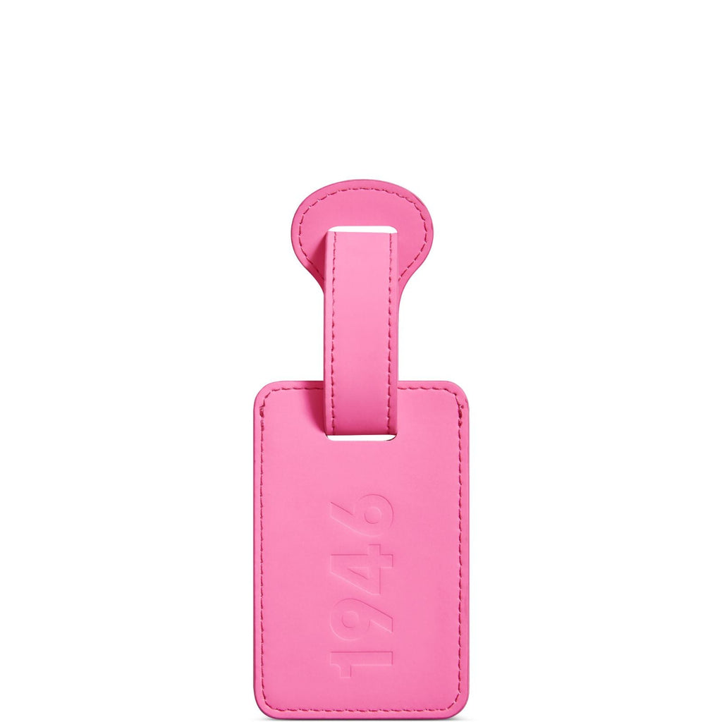 Delsey Faux Leather Luggage Tag - Pink